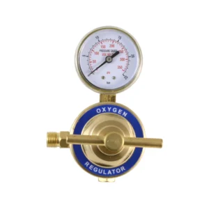 Regulador de Línea para Oxígeno. Entrada: 1/4" NPT Hembra - Salida: 9/16”-18 RH