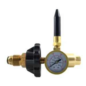 SÜA® - Regulador de Helio - Inflador de Globos con Manómetro - Roscado manual - CGA-580