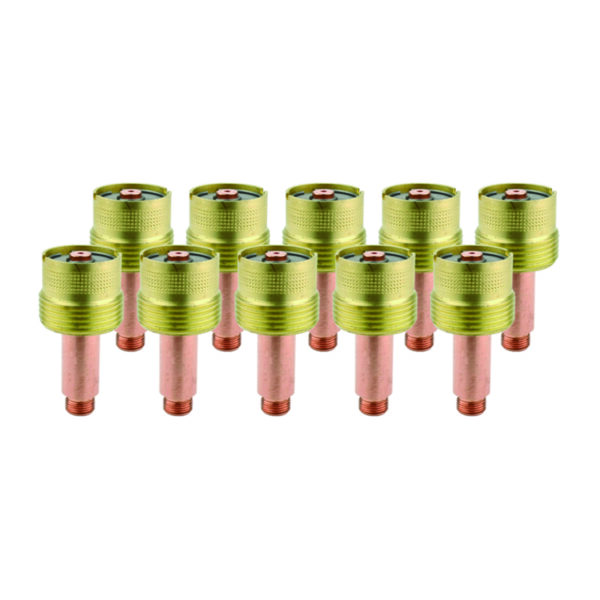 SÜA® - Porta Collar Gas Lens de Diámetro Grande para Antorchas TIG 17/18/26 - 3/32" (2.4mm)