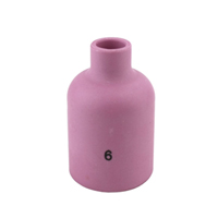 SÜA® - Copa Alumina para Antorchas TIG Series 9/20/25/17/18/26  Gas Lens de Diámetro Grande  - #6 (3/8")